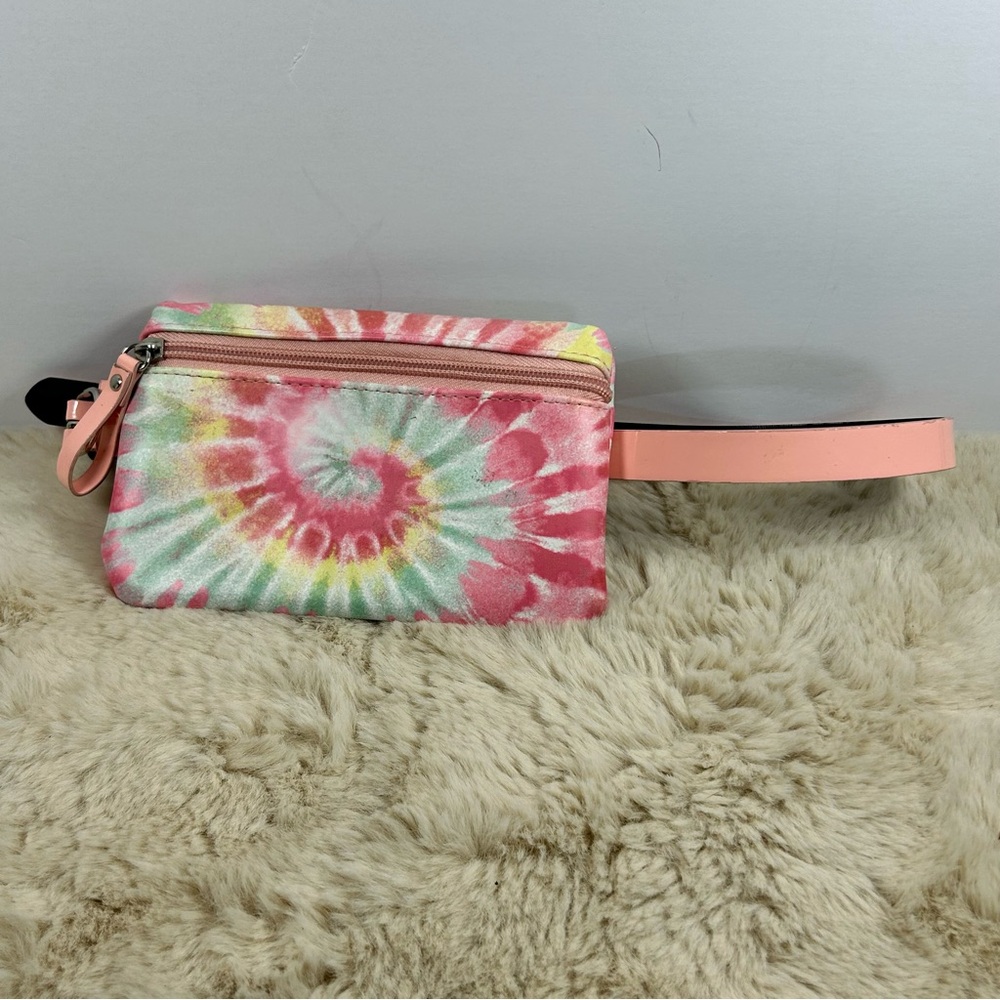 Tie-Dye Pink and Green Girls Bag belt 21” to 27”